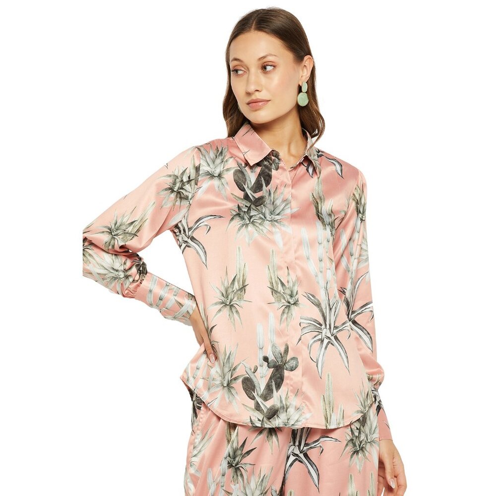 Gypsie Blu Satin Silky Pajama Pant Set for Women Loungewear Sleepwear 2 Piece - Picture 5 of 7